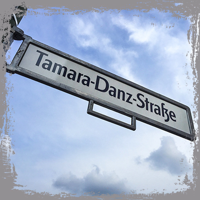 Tamara-Danz-Straße in Berlin nahe der Mercedes-Benz-Arena